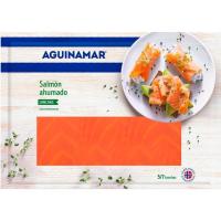 Salmón ahumado AGUINAMAR, sobre 100 g