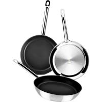 Sartén acero inoxidable sin antiadherente  Chef MONIX, Ø20 cm