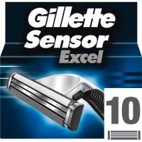 Cargador de afeitar GILLETTE SENSOR EXCEL, pack 10 uds