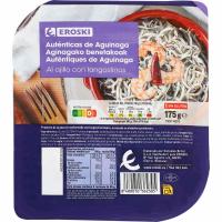 EROSKI Aginagako benetakoak gulak baratxuri eta otarrainxkekin, erretilua 175 g