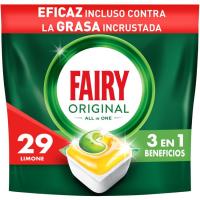 Lavavajillas máquina FAIRY ORIGINAL, bolsa 18+11 dosis