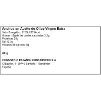 Anchoa en aceite de oliva virgen extra CONSORCIO, lata 29 g