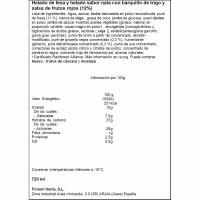 EXTREME marrubi eta esne gain konoa, 6 ale, kutxa 438 g