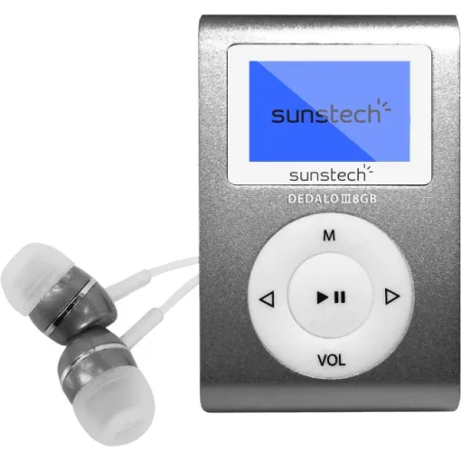 Reproductor MP3 8GB azul DEDALOIII8GBBGY SUNSTECH Reproductor MP3 8GB azul DEDALOIII8GBBGY SUNSTECH
