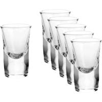 Vaso de chupito 35 cl Diva, vidrio transparente, pack 6 uds.