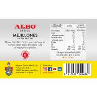 Mejillón pequeño en escabeche ALBO, lata 115 g