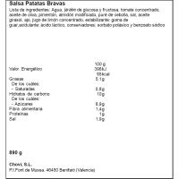 Salsa brava madrileña CHOVI, bote 890 g