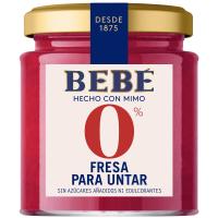Mermelada de fresa 0% BEBÉ, frasco 230 g