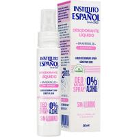 Desodorante líquido piel sensible INSTITUTO ESPAÑOL, spray 50 ml Desodorante líquido piel sensible INSTITUTO ESPAÑOL, spray 50 ml