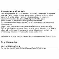 Gominolas infantiles Omega 3 sabor frutas MOLLERS, caja 45 uds