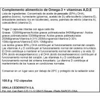 Gominolas Omega 3 con Vit A, D y E +12años MOLLERS, caja 112 uds