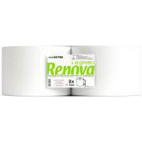 Bobina industrial 2 capas RENOVA, paquete 2 rollos
