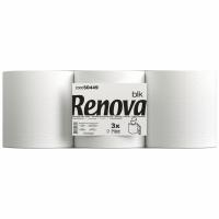 Bobina secamanos 2 capas RENOVA, paquete 3 rollos