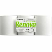 Bobina secamanos 2 capas RENOVA, paquete 6 rollos