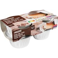 Flan café EROSKI, pack 4x100 g