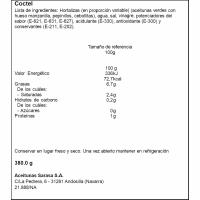 Cóctel en vinagre SARASA, tarrina 200 g