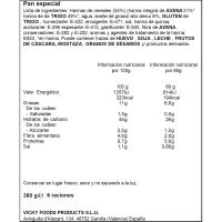 Wraps de avena DULCESOL, 6 uds, paquete 360 g