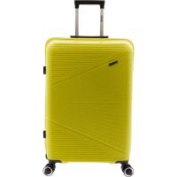 Trolley mediano verde Laser, TSA, 4 ruedas, 651102 JOHN TRAVEL, 46x27x68 cm