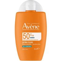 Ultrafluido solar invisible SPF50+ AVÉNE, bote 50 ml