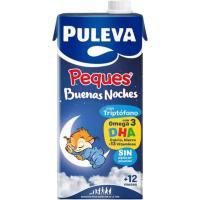 PULEVA PEQUES Buenas Noches haurrentzako esnea, brika 1 litro