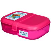 Recipiente hermético lunch rectangular, plástico ¿Cuál te llegará? SISTEMA, 1,1 L