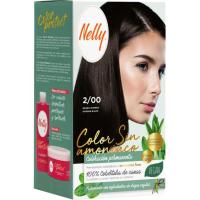 Tinte sin amoniaco 2/00 negro intenso NELLY, caja 1 ud Tinte sin amoniaco 2/00 negro intenso NELLY, caja 1 ud
