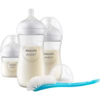 Biberón 125 ml + 2 biberones 260 ml + cepillo AVENT, pack