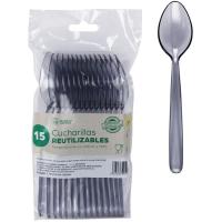 Cucharilla reutilizable MKS, pack 15 uds