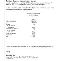Tortitas de arroz y quinoa bio BIOGRAN, paquete 120 g