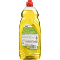 Lavavajillas a mano limón EROSKI, botella 1 litro