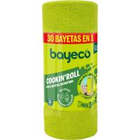 Bayeta de microfibra en rollo BAYECO, rollo 30 uds
