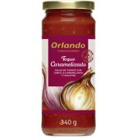 Tomate frito con cebolla caramelizada ORLANDO, frasco 340 g Tomate frito con cebolla caramelizada ORLANDO, frasco 340 g