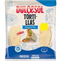 Tortillas de trigo DULCESOL, 6 uds, paquete 216 g