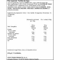 Tortillas de trigo DULCESOL, 6 uds, paquete 216 g