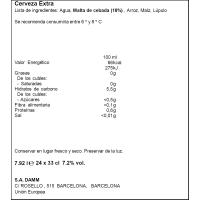 Cervezas VOLL-DAMM, pack lata 24x33 cl