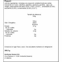 Popurri de encurtidos sabor anchoa SARASA, tarrina 200 g