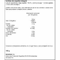 Tortitas de trigo espelta integral bio ECOCESTA, paquete 108 g