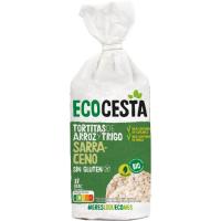 Tortitas de arroz y trigo sarraceno bio ECOCESTA, paquete 115 g