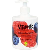 Jabón olor frutas del bosque VITARELLE, dosificador 500 ml Jabón olor frutas del bosque VITARELLE, dosificador 500 ml