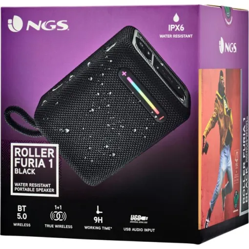 Altavoz portátil 15W, IPX6, FURIA1 NGS