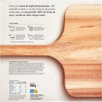 Pizza 5 quesos  triple fermentación EROSKI, caja 360 g