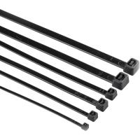 Brida de nylon dentada negra, 4,8x300 mm, 18118 FAMATEL, pack 50 uds