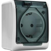 Base de enchufe estanco, 16A, IP54, 5123 FAMATEL Base de enchufe estanco, 16A, IP54, 5123 FAMATEL