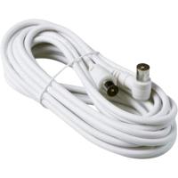 Cable coaxial prolongador blanco de Televisión, RS93003 FAMATEL, 5 metros Cable coaxial prolongador blanco de Televisión, RS93003 FAMATEL, 5 metros