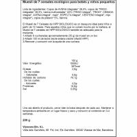 Muesli 7 cereales bio HIPP, caja 200 g