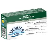Sardinilla en aceite de oliva DORITA, lata 81 g