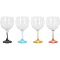 Copa de combinado, cristal, 645 ml, pies de colores LAV, set 4 uds Copa de combinado, cristal, 645 ml, pies de colores LAV, set 4 uds