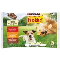 Bocaditos en salsa para perro FRISKIES, pack 4x85 g