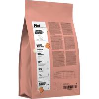Alimento de arroz-salmón gatos esterilizados PLET, saco 1,5 kg