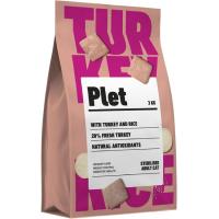 Alimento de pavo-arroz PLET, saco 3 kg